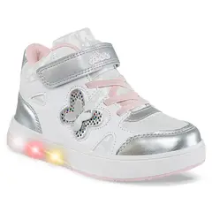LOS GOMOSOS - Tenis Luces Nubi Blanco-Rosa para Niña