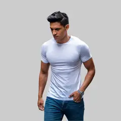 AMERICAN GENERICS - CAMISETA BLANCA EMPIRE- SLIM FIT