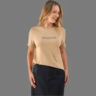 ESPRIT - Camiseta para Dama Básica Blusa Mujer Casual Clásica