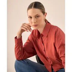 ESPRIT - Camisa para Dama Fresca Blusa Mujer Transpirable