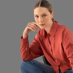 ESPRIT - Camisa para Dama Fresca Blusa Mujer Transpirable