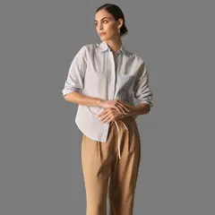 ESPRIT - Camisa para Dama con Rayas Blusa Mujer Elegante