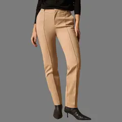 ESPRIT - Pantalón para Dama con Costuras Contrastantes Elegante y Formal