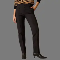 ESPRIT - Pantalón para Dama con Costuras Contrastantes Elegante y Formal