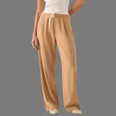 ESPRIT - Pantalón para Dama Wide Leg con Cordón para Diario