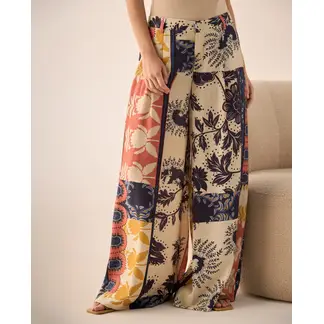 ESPRIT - Pantalón Wide Leg para Dama Multicolor Versátil y Único