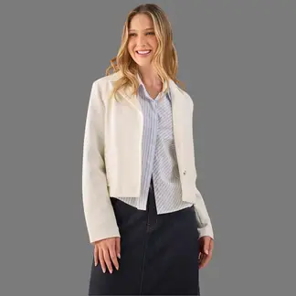 ESPRIT - Blazer para Dama Con Botones Dorados Para Oficina
