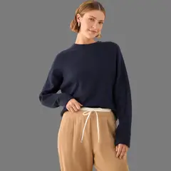 ESPRIT - Suéter para Dama Oversized Formal y Versátil