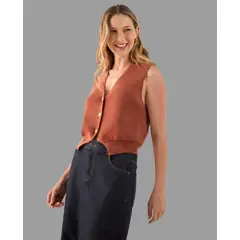ESPRIT - Chaleco Tejido para Dama Elegancia y Versatilidad