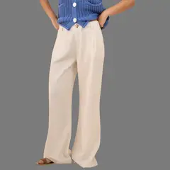 ESPRIT - Pantalón para Dama Caída Fluida Elegante