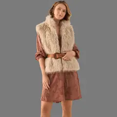 ESPRIT - Chaleco para Dama Texturizado Elegante y Casual para toda Ocasión