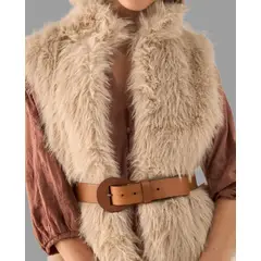 ESPRIT - Chaleco para Dama Texturizado Elegante y Casual para toda Ocasión