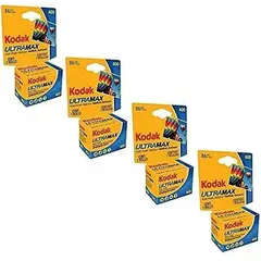 KODAK - Película 35mm UltraMax 400, 4X, 36 exposiciones