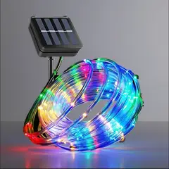 ROUX - Luz Led Solar Navideña Manguera 10 Metros IP66 Multicolor