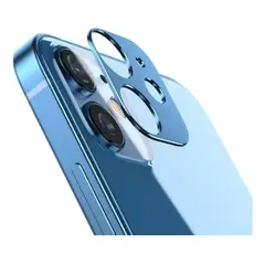 GENERICO - Protector Camara en Aluminio AZUL Para iPhone 12