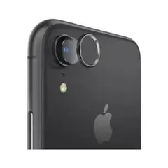 GENERICO - Protector Camara Con Lente NEGRO para iPhone Xr