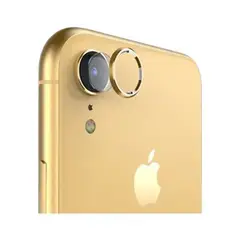 GENERICO - Protector Camara Con Lente DORADO para iPhone Xr