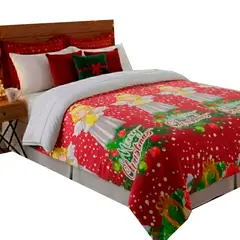 HOMETEX - ⁠Cobija Navideña Rojoangel