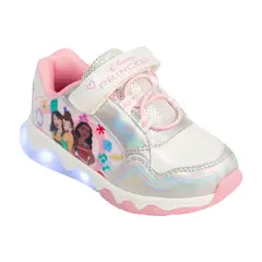 DISNEY - Zapatos Casuales Con Luces Para Niña Pequeña Blanco 201398