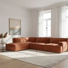 22 GRADOS DECORACION - Sofá en L Eva 300cm x 180cm Tela