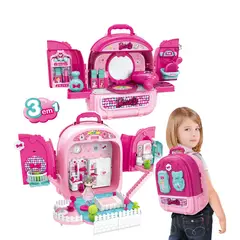 GENERICO - Maleta Juguete Casa De muñecas + set belleza FullGan