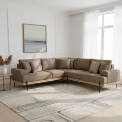 22 GRADOS DECORACION - Sofá en L Lara 200cm x 290cm Tela