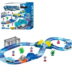 GENERICO - Pista de carros de juguete shark car regalo