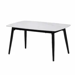 MUEBLES FIOTTI - Mesa de centro en piedra sinterizada Blanco