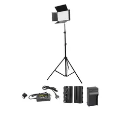 GENERICO - Panel Luz De Video Led Para Fotografía Profesional Estudio - Negro - Blanco Cálido