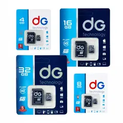 DG - Memoria Micro SD 8GB Marca Clase 10 + Adaptador Original
