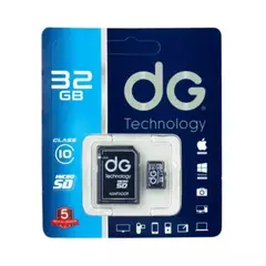 DG - Memoria Micro SD 32GB Marca Clase 10 + Adaptador Original