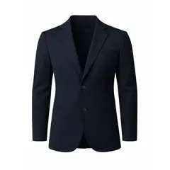 MODA EN CIRCUITO - Bleiser En PUNTO ROMA Gabán O Chaqueta Para Hombre AZUL OSCURO