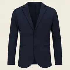 MODA EN CIRCUITO - Bleiser En PUNTO ROMA Gabán O Chaqueta Para Hombre AZUL OSCURO