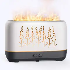 COLME TECHNOLOGY HOME - Difusor De Aromas Humidificador Luz Led Efecto Fuego 200ml