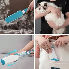 STANZIA HOME - Cepillo Removedor de Pelo Reutilizable para Muebles Ropa y Pelo de Mascotas