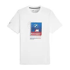PUMA - Camisas Deportivas Bmw Mms Graphic 2 Blanco Para Hombre