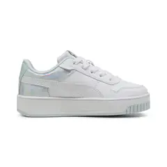 PUMA - Tenis Carina Street Space Belle Original Blanco Niños
