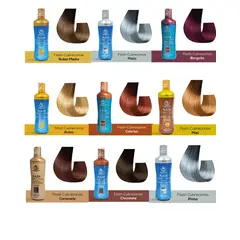 HERBACOL - Flash cubre canas kit shampoo protección color