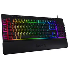 REDRAGON - Teclado gamer shiva K512RGB-SP qwerty esp negro rgb