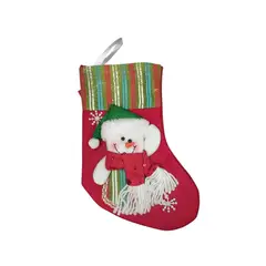 GENERICO - Bota Navideña Decorativa Pequeña Muñeco de Nieve