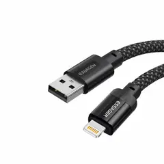 GENERAL - Cable Essager USB a Lightning Trenzado 1m Negro