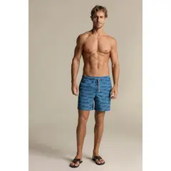 ILOT - Pantaloneta de baño media de playa para Hombre MH24061