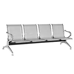 MOBLIHOUSE - Silla Tandem 4 Puestos Sala De Espera Garantía 5 Años