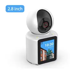 GENERICO - Cámara IP Con Pantalla Para Videollamada Funciona Con App