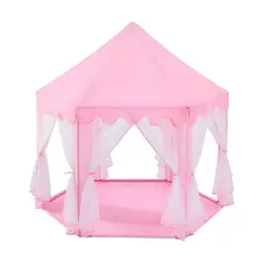 GENERICO - Camping En Forma Castillo Princesa Para Niñas Rosado