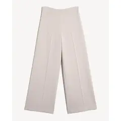 SEVEN SEVEN - Pantalón Culotte De Tiro Alto Para Mujer Crudo
