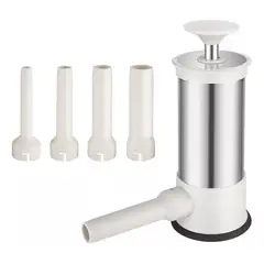 CHINA - Maquina Manual Embutidor Salchichas Chorizo Aluminio 4 En 1
