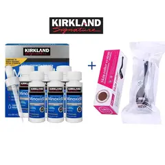 SIGNATURE - Minoxidil kirkland 5% Importado 6 Unidades Caja + Derma Roller 0.5mm
