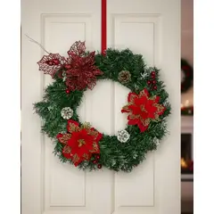 IKSA - Corona Navideña de Pino y Piñas