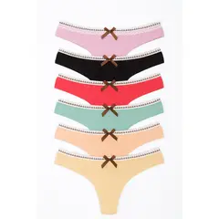 YOGA & GYM - Combo de Dos pantys hilo en algodón